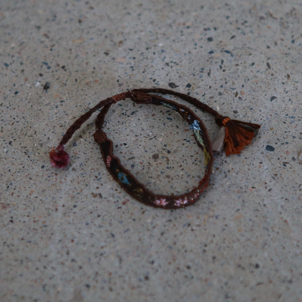 Antomoon Silk Embroidered Bracelet ATM-Antomoon-1-04-Dark Palette (Antomoon-1-1)